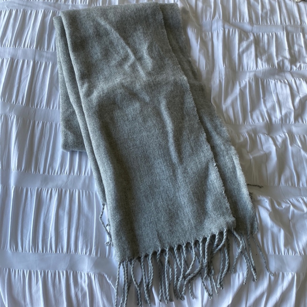 Soft grey scarf
